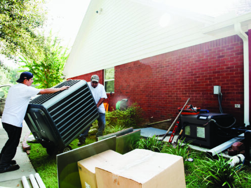 HVAC Technicians Performing AC Installation in Vacaville, CA