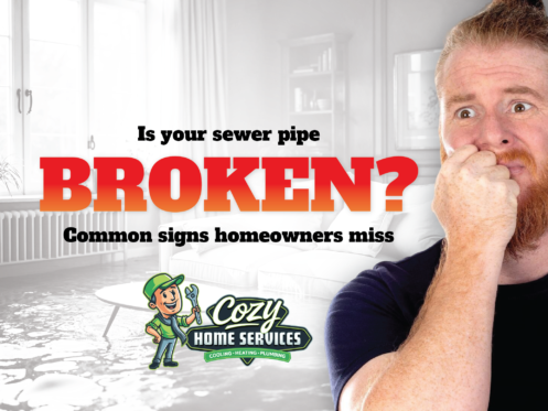 broken sewer line symptoms